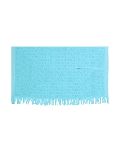 VERSACE Beach towel Turquoise 100% Cotton