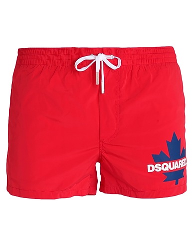 DSQUARED2 Boxer mare BEACHWEAR Rosso 92% Poliammide, 8% Elastan