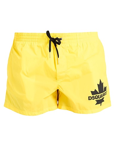 DSQUARED2 Boxer mare BEACHWEAR Giallo 92% Poliammide, 8% Elastan