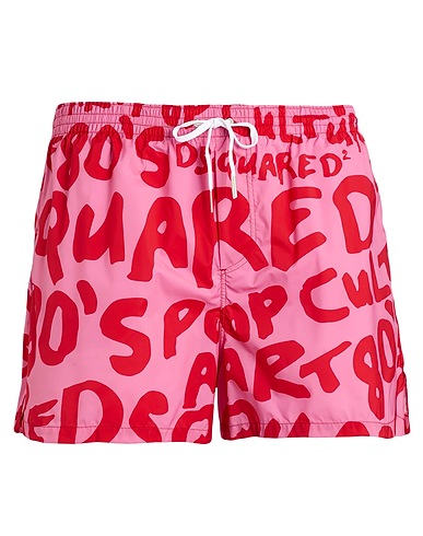 DSQUARED2 Boxer mare BEACHWEAR Rosa 92% Poliammide, 8% Elastan