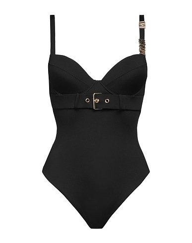 MOSCHINO One-piece swimsuits SWIM Black 91% Polyamide, 9% Elastane