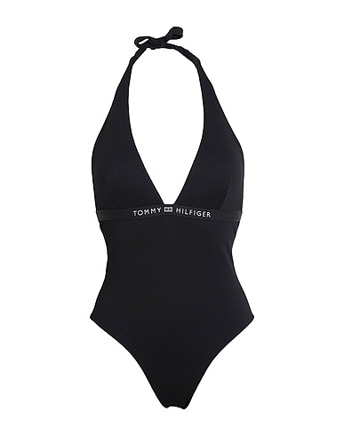 TOMMY HILFIGER One-piece swimsuits Black 94% Polyamide, 6% Elastane