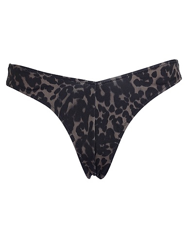 CALVIN KLEIN Bikini Military green 85% Polyester, 15% Elastane