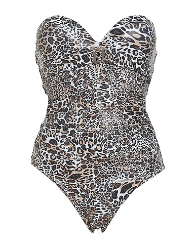 LIU •JO One-piece swimsuits Beige 78% Polyester, 22% Elastane