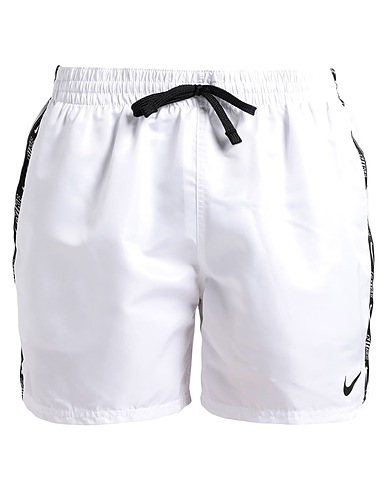 NIKE Swim shorts White 100% Polyester
