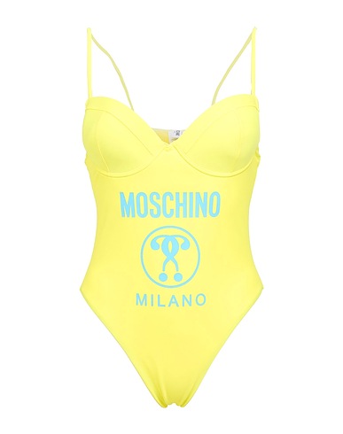 MOSCHINO Ολόσωμο μαγιό SWIM Κίτρινο 80% Πολυαμίδη, 20% Ελαστάνη