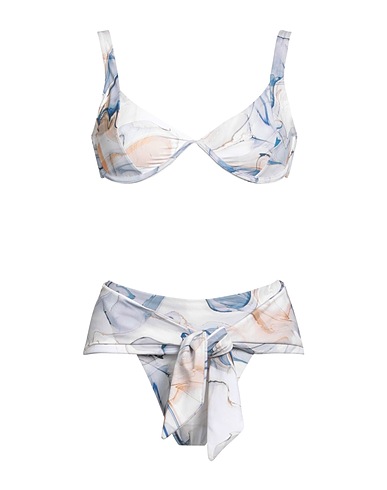 MOEVA Bikini Slate blue 80% Polyester, 20% Elastane