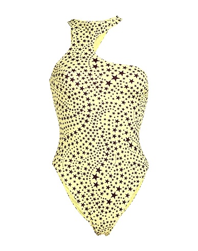 STELLA McCARTNEY One-piece swimsuits Yellow 78% Polyamide, 22% Elastane