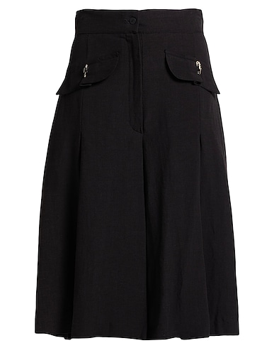 ERMANNO SCERVINO BEACHWEAR Cover-up Black 60% Viscose, 40% Linen