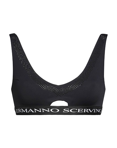 ERMANNO SCERVINO BEACHWEAR Bikini Black 84% Polyamide, 16% Elastane, Acrylic