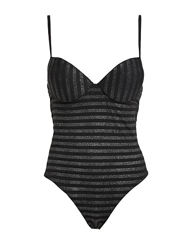 LIU •JO One-piece swimsuits Black 87% Polyamide, 13% Elastane