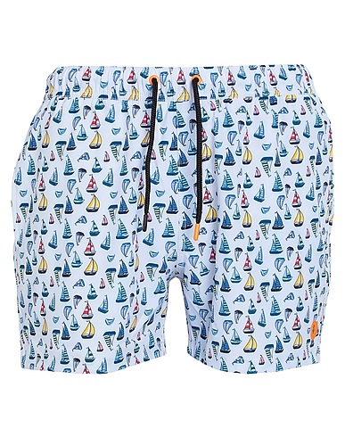SAVE THE DUCK Swim shorts White 90% Recycled polyester, 10% Elastane