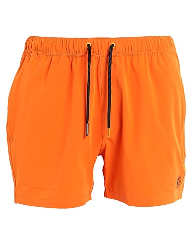 SAVE THE DUCK Swim shorts Orange 90% Recycled polyester, 10% Elastane