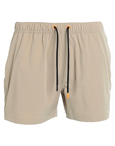 SAVE THE DUCK Swim shorts Beige 90% Recycled polyester, 10% Elastane