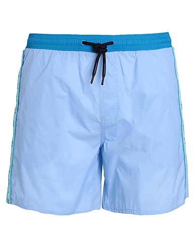 JOHN RICHMOND Swim shorts Sky blue 100% Nylon