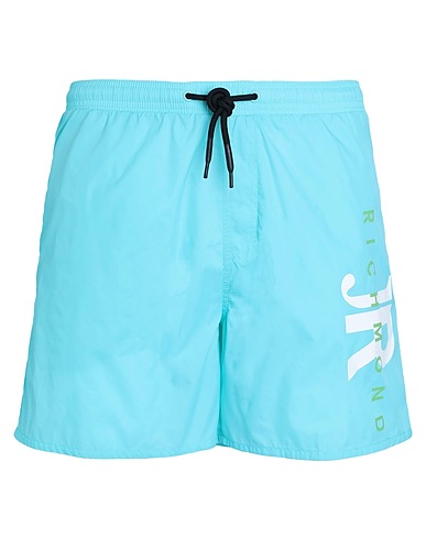 JOHN RICHMOND Swim shorts Turquoise 100% Nylon
