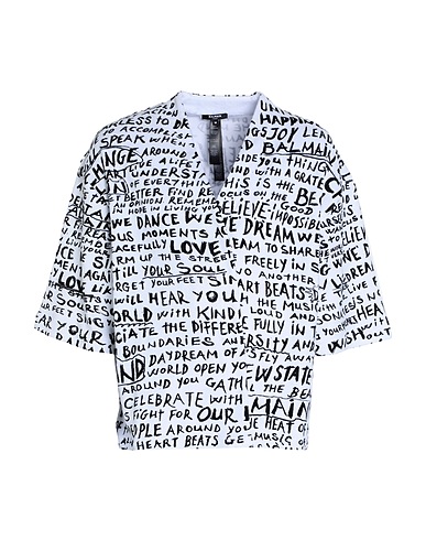BALMAIN Morgen- & Bademäntel Weiß 88% Baumwolle, 12% Elastan