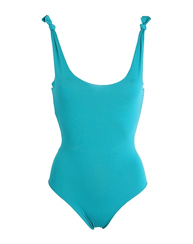 ISOLE & VULCANI Costume intero Turchese 93% Cotone organico, 7% Elastan