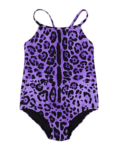 DOLCE&GABBANA One-piece swimsuits Purple 72% Polyamide, 28% Elastane