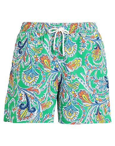 POLO RALPH LAUREN Swim shorts 5.75-INCH TRAVELER CLASSIC SWIM TRUNK
 Green 100% Recycled polyester