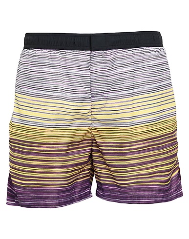 MISSONI Swim shorts Yellow 70% Polyester, 30% Polyamide