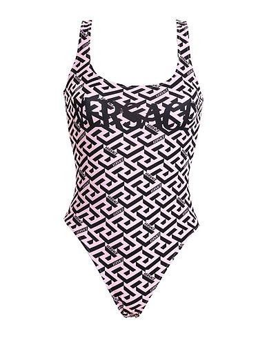 VERSACE One-piece swimsuits Pink 78% Polyester, 22% Elastane