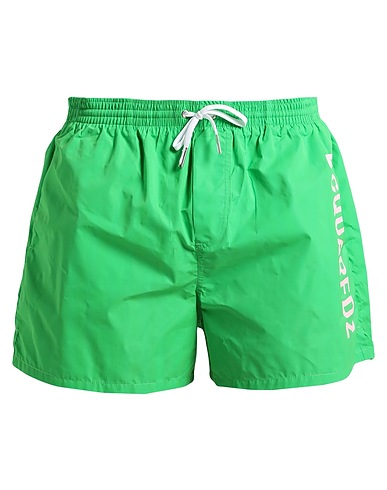 DSQUARED2 Swim shorts Green 100% Polyamide