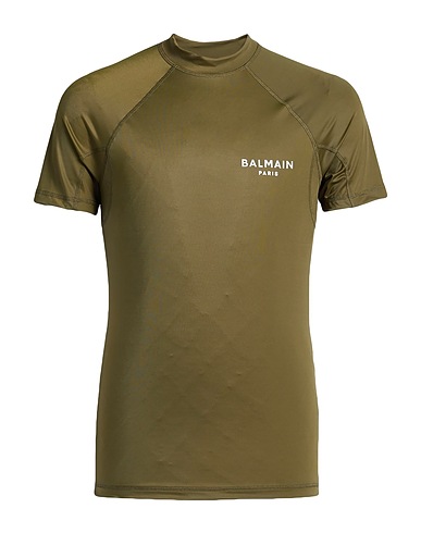 BALMAIN Costumi e beachwear Verde militare 80% Poliammide, 20% Elastan