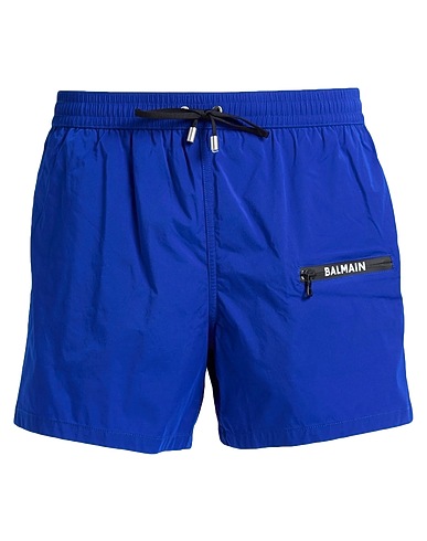 BALMAIN Swim shorts Blue 94% Polyamide, 6% Elastane