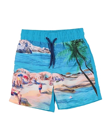 HARMONT & BLAINE 트렁크 수영복 터콰이즈 블루 100% 폴리에스테르