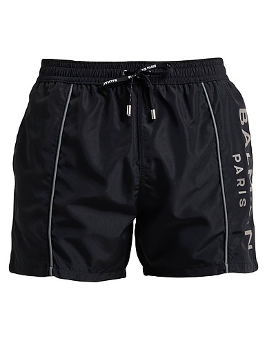 BALMAIN Swim shorts Black 100% Polyester