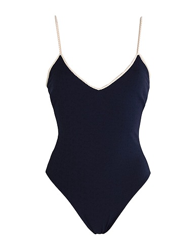 LA PERLA One-piece swimsuits Navy blue 90% Polyamide, 10% Elastane
