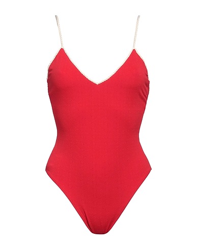 LA PERLA One-piece swimsuits Red 90% Polyamide, 10% Elastane
