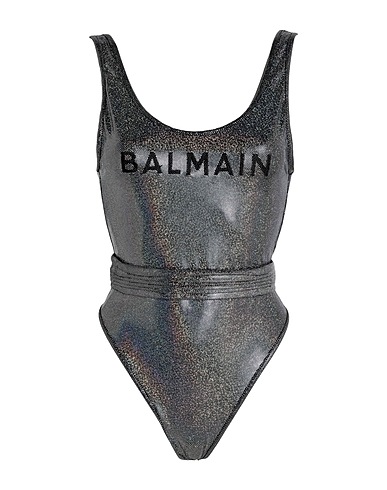 BALMAIN One-piece swimsuits Black 80% Polyamide, 20% Elastane
