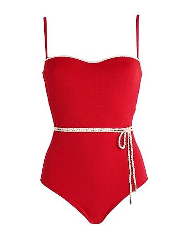 LA PERLA One-piece swimsuits Red 90% Polyamide, 10% Elastane