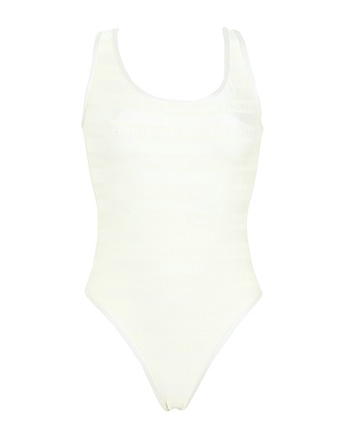 BALMAIN One-piece swimsuits Ivory 80% Polyamide, 20% Elastane
