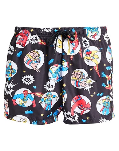 MOSCHINO Swim shorts Black 100% Polyester