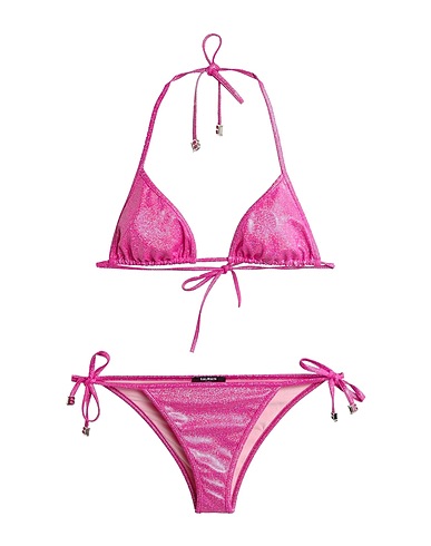 BALMAIN Bikini Fuchsia 80% Polyamide, 20% Elastane