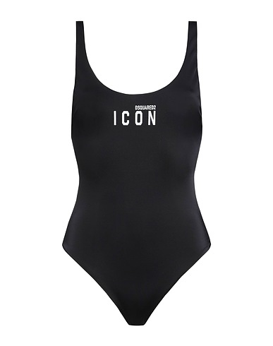DSQUARED2 One-piece swimsuits Black 80% Polyamide, 20% Elastane