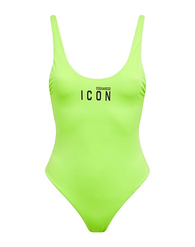 DSQUARED2 Costume intero Verde 80% Poliammide, 20% Elastan