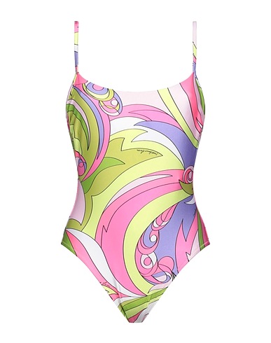 MOSCHINO Costume intero Verde 80% Poliestere, 20% Elastan