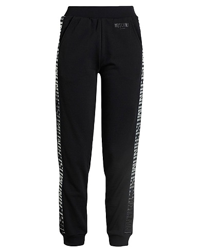 MOSCHINO Cover-up Black 100% Cotton, Elastane