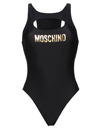 MOSCHINO One-piece swimsuits Black 80% Polyamide, 20% Elastane
