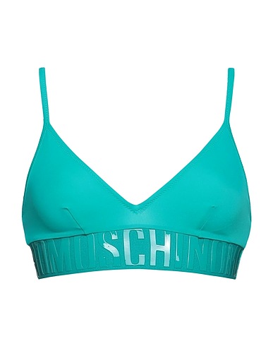 MOSCHINO Bikini Emerald green 80% Polyamide, 20% Elastane