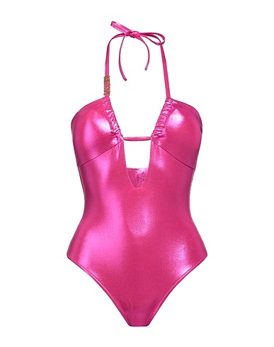 MOSCHINO One-piece swimsuits Fuchsia 87% Polyamide, 13% Elastane