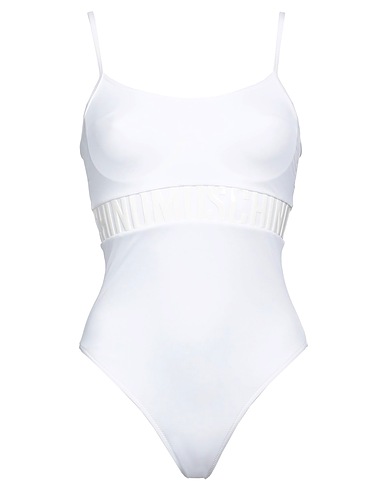 MOSCHINO Badeanzug Weiß 80% Polyamid, 20% Elastan