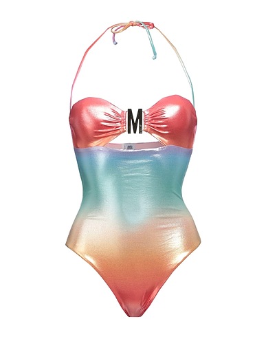 MOSCHINO Слитный купальник Оранжевый 87% Полиамид, 13% Эластан