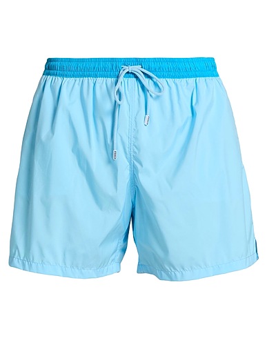 FEDELI Swim shorts SWIM&WEAR Sky blue 100% Polyester