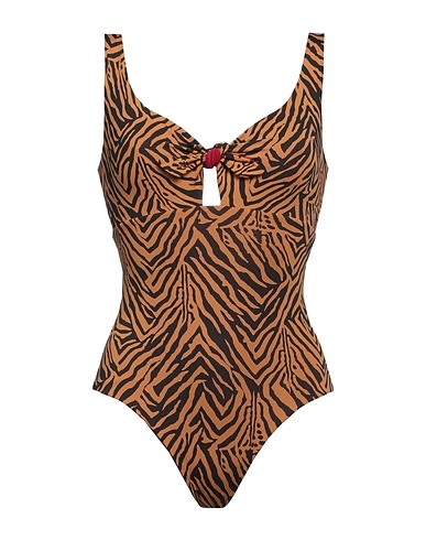 FISICO One-piece swimsuits Camel 87% Polyamide, 13% Elastane