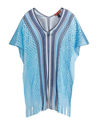MISSONI Cover-ups Sky blue 97% Viscose, 3% Polyester